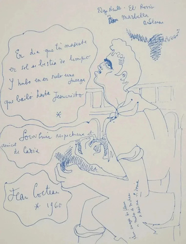 Jean cocteau souvenir de - cocteau,