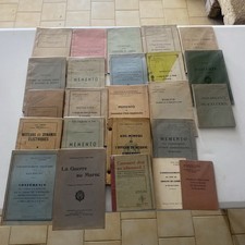 Lot manuel/memento Années 30/40. Manuel A Usage Militaire (24 Manuel)