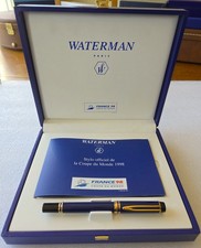 Rare stylo Waterman Man 100 limited edition FIFA 98 World Cup foutain pen NOS