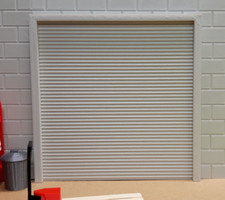 1/43 maquette porte de garage industriel atelier usine  décor diorama maquette