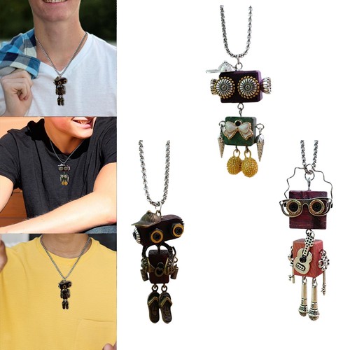 Collier robot steampunk