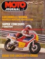 MOTO JOURNAL  542 Test HONDA CB 900 F Bol d’Or Ancillotti 240 Marco Lucchinelli