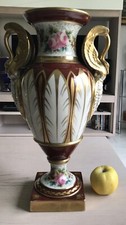 Grand vase dans le goût de Sévres , fin XIX éme,porcelaine de Paris 45,5 cm