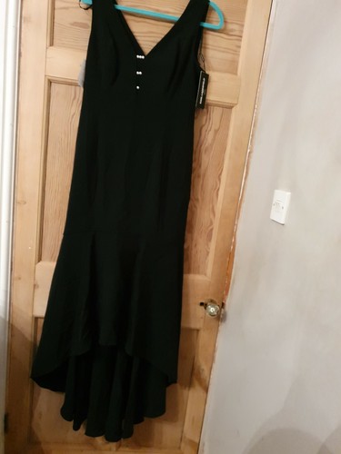 Robe noire pleine longueur - robe,