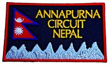 Annapurna Circuit Nepal Patch (3,5") Insigne à repasser Himalaya Mountain Tre...
