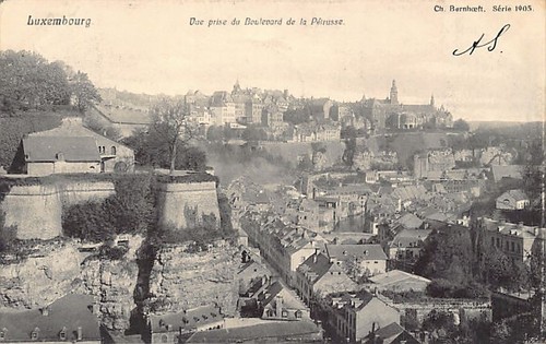 Luxembourg ville vue prise - luxembourg-ville,