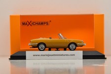 FIAT 850 SPORT SPIDER 1968 YELLOW MAXICHAMPS 1/43 NEUF EN BOITE
