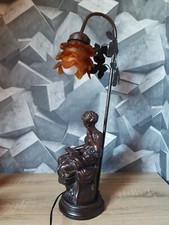 LAMPE TULIPE RÉSINE VERRE