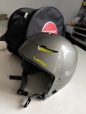 Casque Wed'ze de ski enfant - Taille M  53 - 56 cm - Gris + Sac De Transport 
