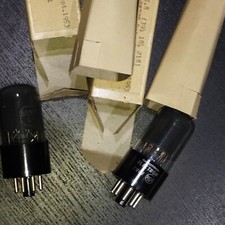 6SN7GT Tube  NOS Année 53   PAIR MATCHED  Lot 2 Pièces   6SN7 GT  DepTir78