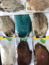 N.O.S Neuf Vintage Plumes Naturelles Fabrication Leurre Pêche Mouche Traine