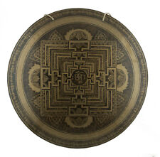20" Gong tibétain -Mandala gravé - 52 cm - Son  Thérapie Népal 3111