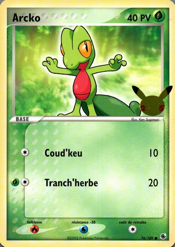 Carte pokemon jumbo arcko - pokemon,