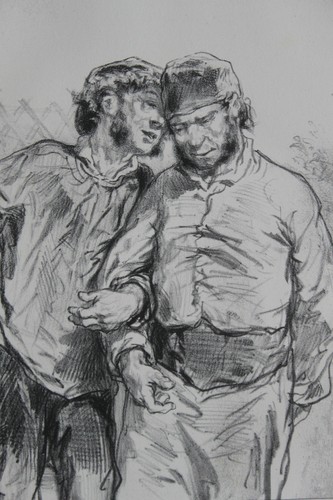 Gavarni lithographie originale - gavarni,