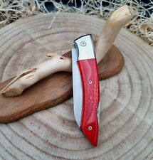 Couteau pliant Toucan, cran d'arrêt manche en Juma Serpent