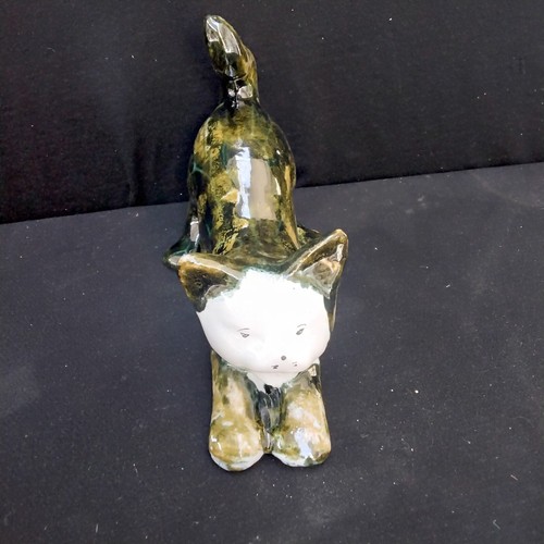 Chat allongé faience - faience, de
