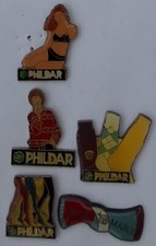 lot de 5 pin's laine phildar