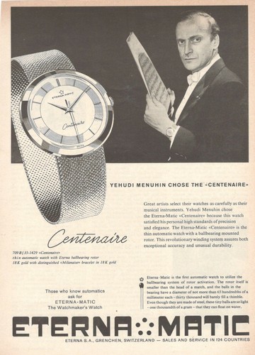 Eterna matic montre - matic, centenaire