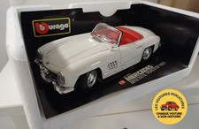 Mercedes-Benz 300 SL Roadster 1957 burago 1/18 - miniature beige - rare vintage