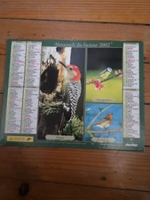 calendrier almanach des postes 2002 OBERTHUR