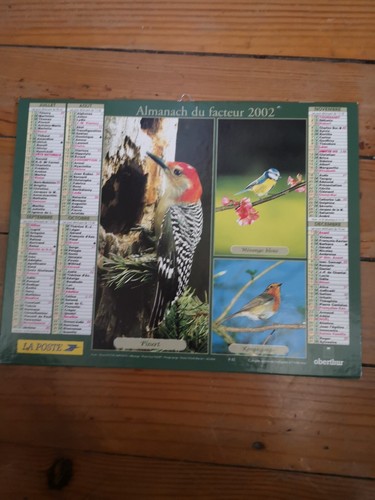 Calendrier almanach des postes - calendrier,