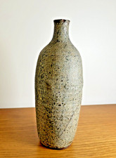 BOUTEILLE EN GRÈS ANCIENNE Grès Normand? Soliflore Grès? 