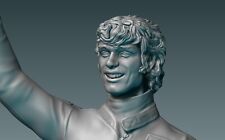 Légende de la Formule 1 de François Cevert. Modèle résine d'eau 1/18