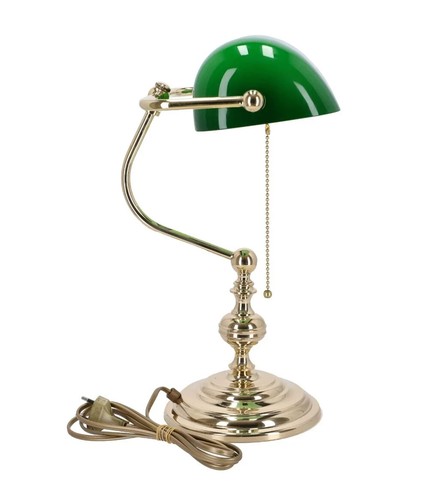 Lampe bureau laiton et - lampe,