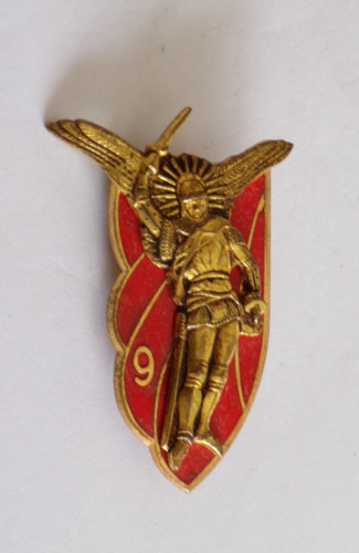 Insigne militaire regiment - militaire, 9°