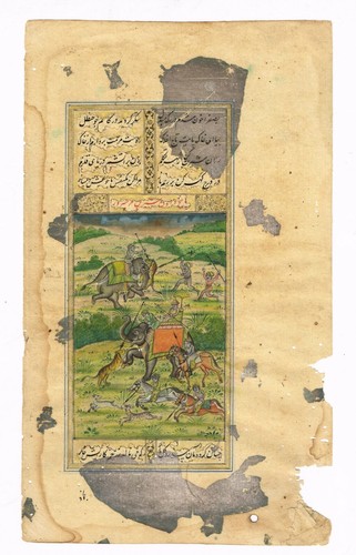 Main miniature ancien peinture - miniature,