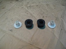 Caoutchoucs et carré de fixation phare pour Yamaha 125 DTMX - 2A8