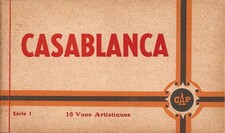 MAROC - MOROCCO - CASABLANCA - CARNET COMPLET DE 10 CARTES POSTALES ANCIENNES