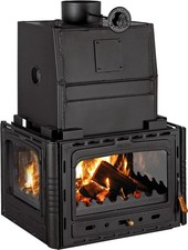 Insert de cheminée PRITY 3C W28 | 33,2 kW | chaudière 28 L | chauffage central