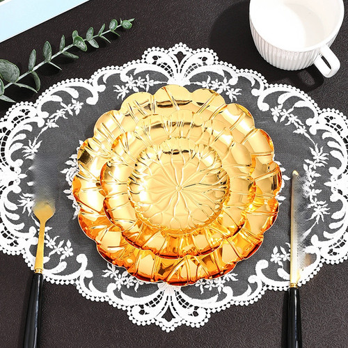 Assiette métal de - en,