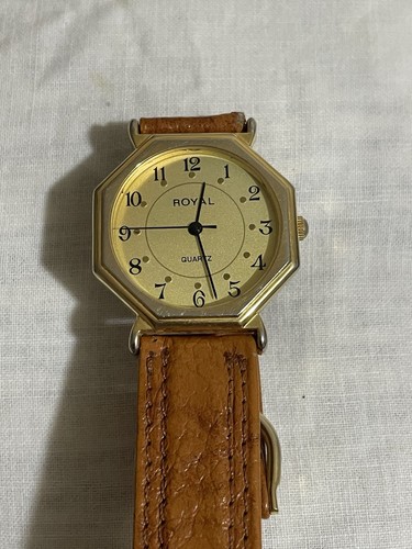 Montre quartz royal dorée - royal, –