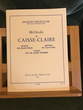 Jacques Delécluse méthode de caisse claire partition éditions Leduc