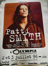 Patti Smith - Olympia 1996 - Affiche Abri Bus Paris - 100 X 150 environ