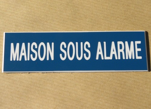 Plaque gravée maison sous - plaque,
