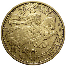 MONACO 50 Francs 1950