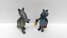 Jouet lot figurines louve loup d'Orianne Lallemand livre jeunesse PVC non articu