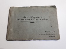CATALOGUE SOCIETE FRANCAISE DE BRONZES & FONTE d' ART CONTOZ .   ART DECO