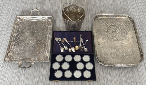 Grand lot metal - metal, argenté