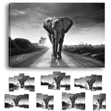 TABLEAU ELEPHANT NATURE  ART DECO MURALE - ELBW-10 
