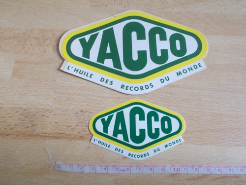 Autocollants yacco l huile - 2,