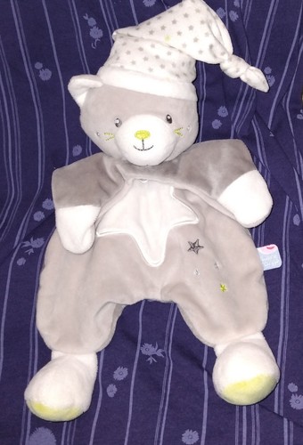 Doudou sucre orge chat - chat, gris
