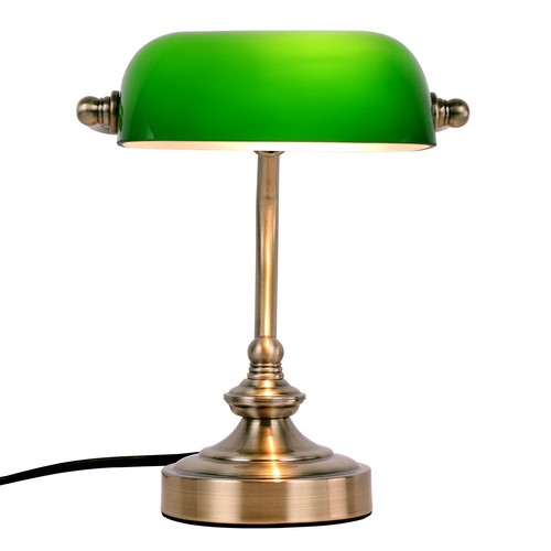 Verre banquier lampe bureau - banquier,