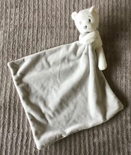 Doudou Ours blanc gris rose étoiles Mathilde M