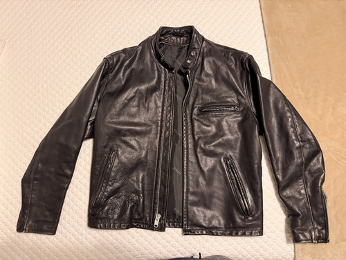 Schott 141 men black leather - 141,