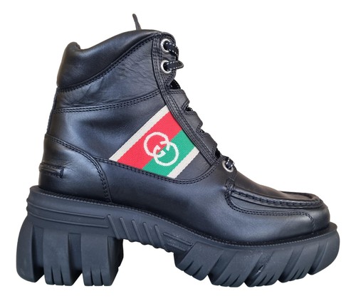 Gucci bottines cuir - bottines, femme