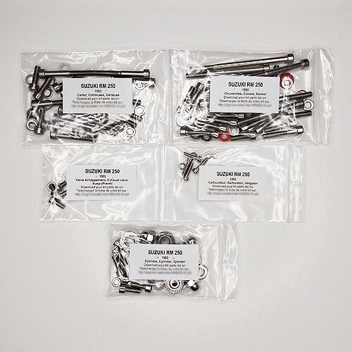 Suzuki 250 1993 kit vis - suzuki,
